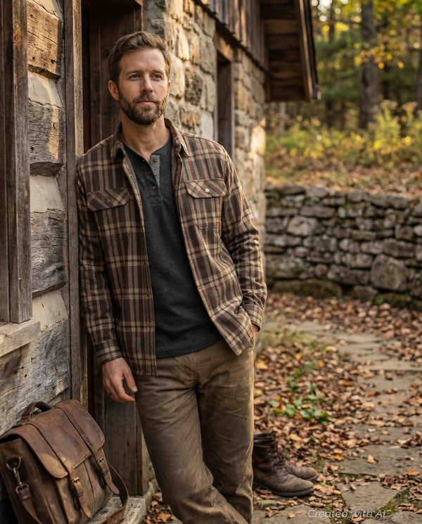 Camp Shirt Jack - Earth - FINAL SALE - Button Down Shirt