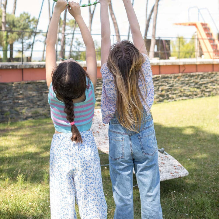 Dungarees - Light Blue Washed Denim