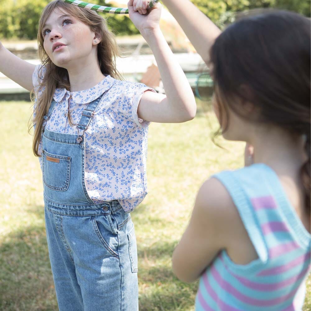 Dungarees - Light Blue Washed Denim One Pieces Piupiuchick 