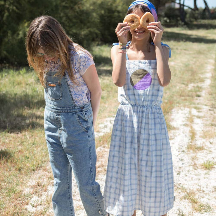 Dungarees - Light Blue Washed Denim