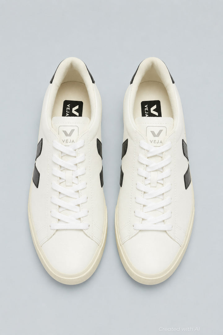 Campo Leather Trainers - White - 8 - Sneaker