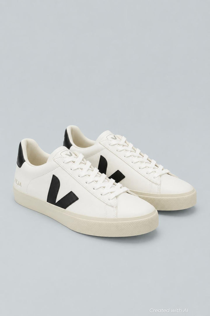 Campo Leather Trainers - White - 8 - Sneaker