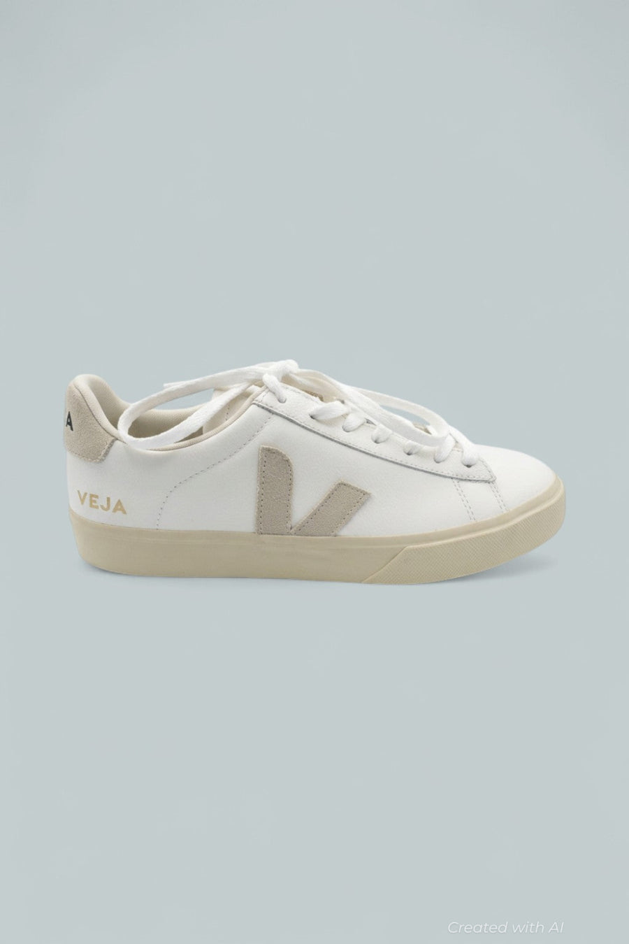 Campo Low Top Sneakers - White/Suede - 10 - Sneaker