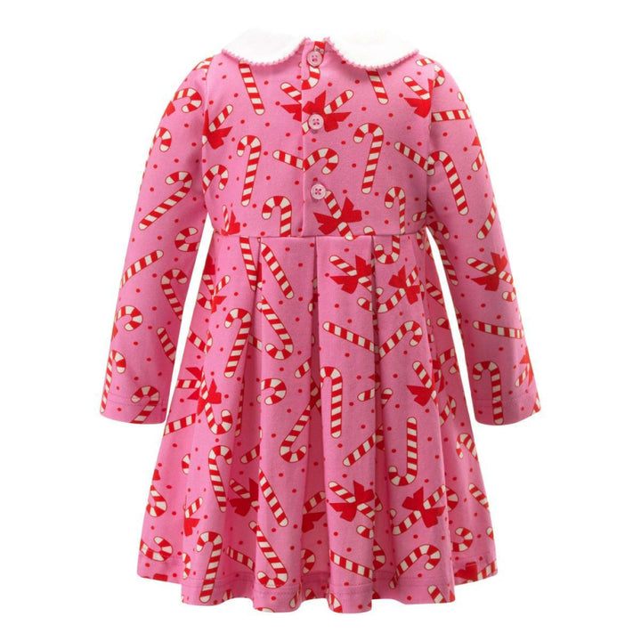 Candy Cane Jersey Dress - Dresses