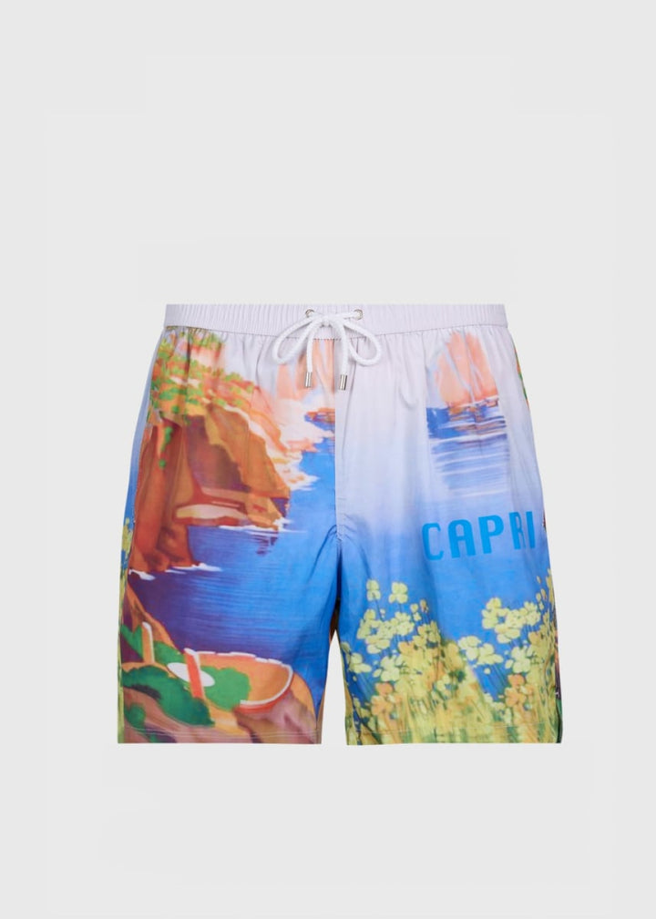 Capri Swim Trunk - Multi - L (42) - Swim Trunk