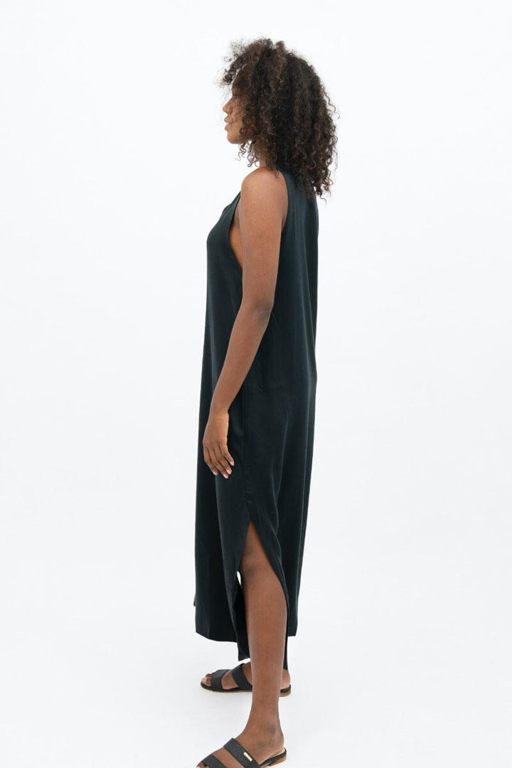 Capri Maxi Dress - Licorice Black