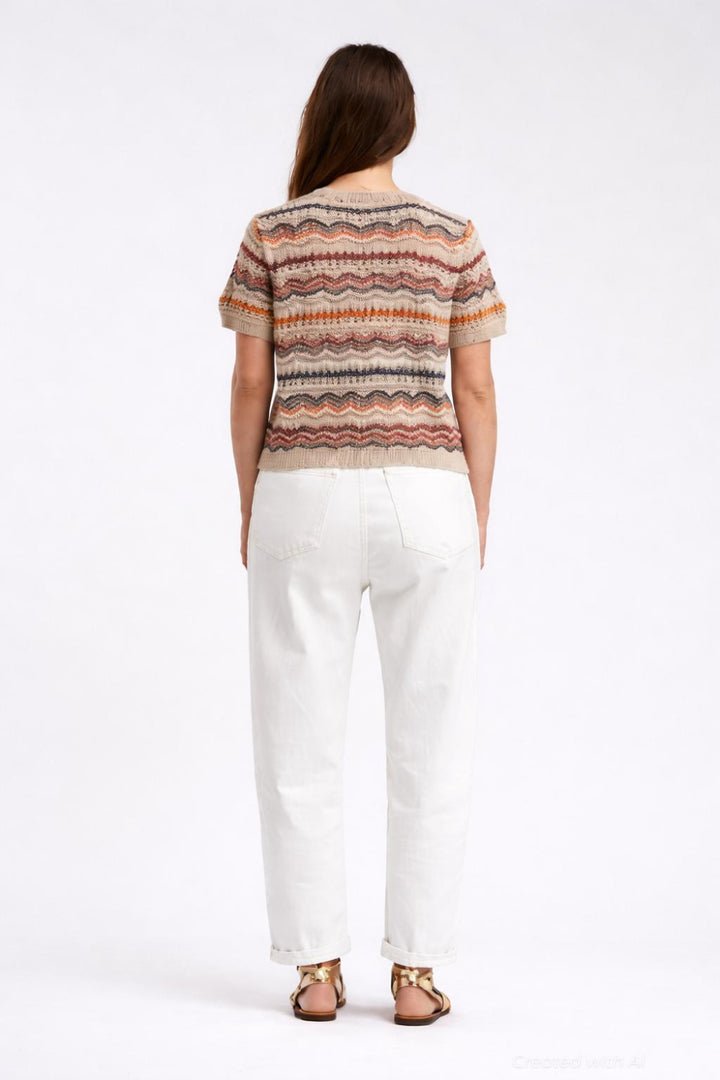 Cardigan - Dolieu - Sable/Coco - Cardigan