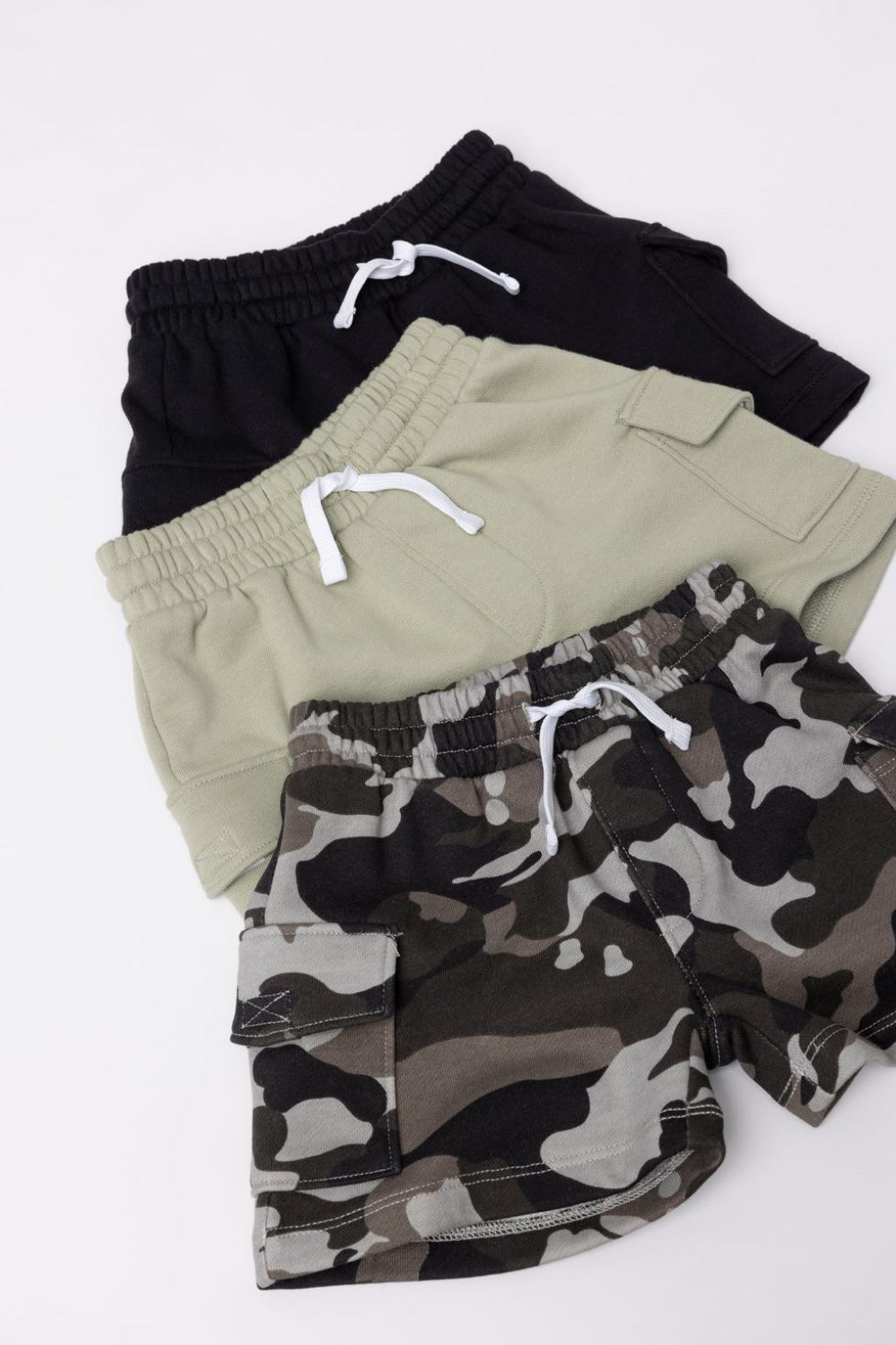 Cargo Sweatshort - Green - Shorts