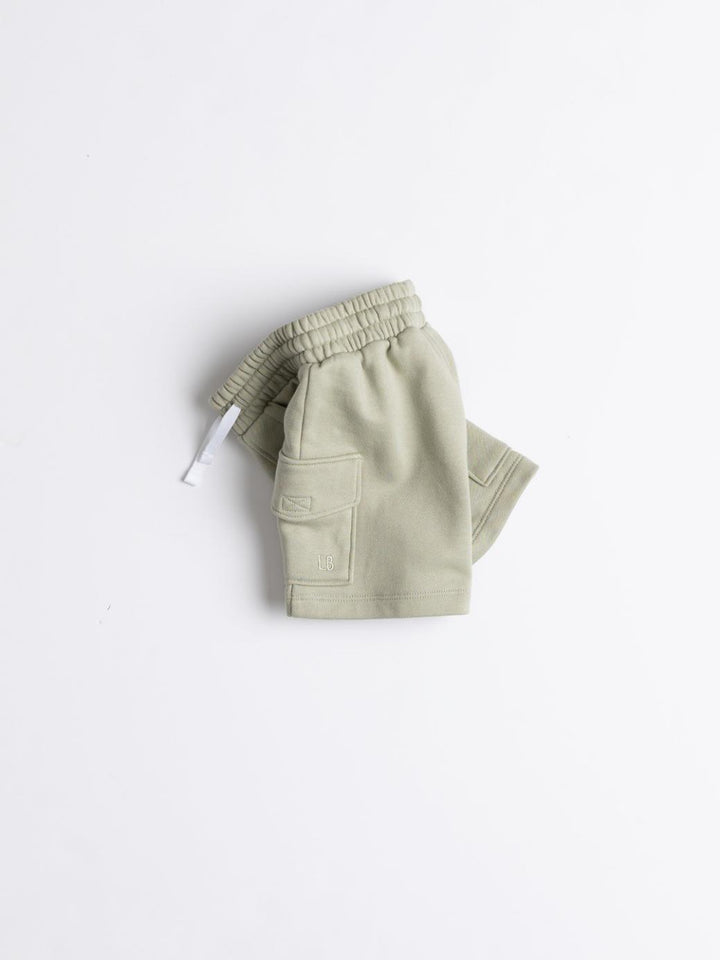 Cargo Sweatshort - Green - Shorts