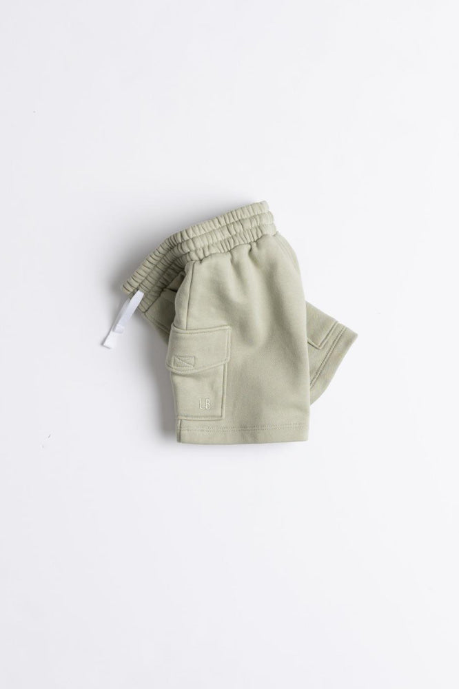 Cargo Sweatshort - Green - Shorts