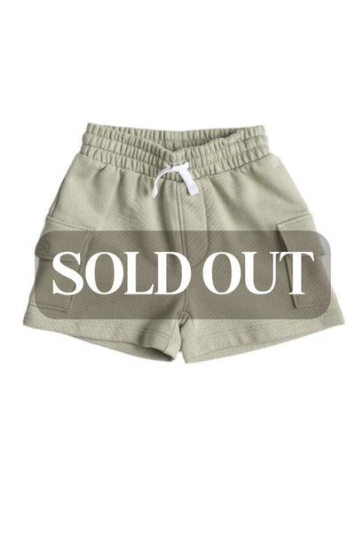 Cargo Sweatshort - Green - Shorts
