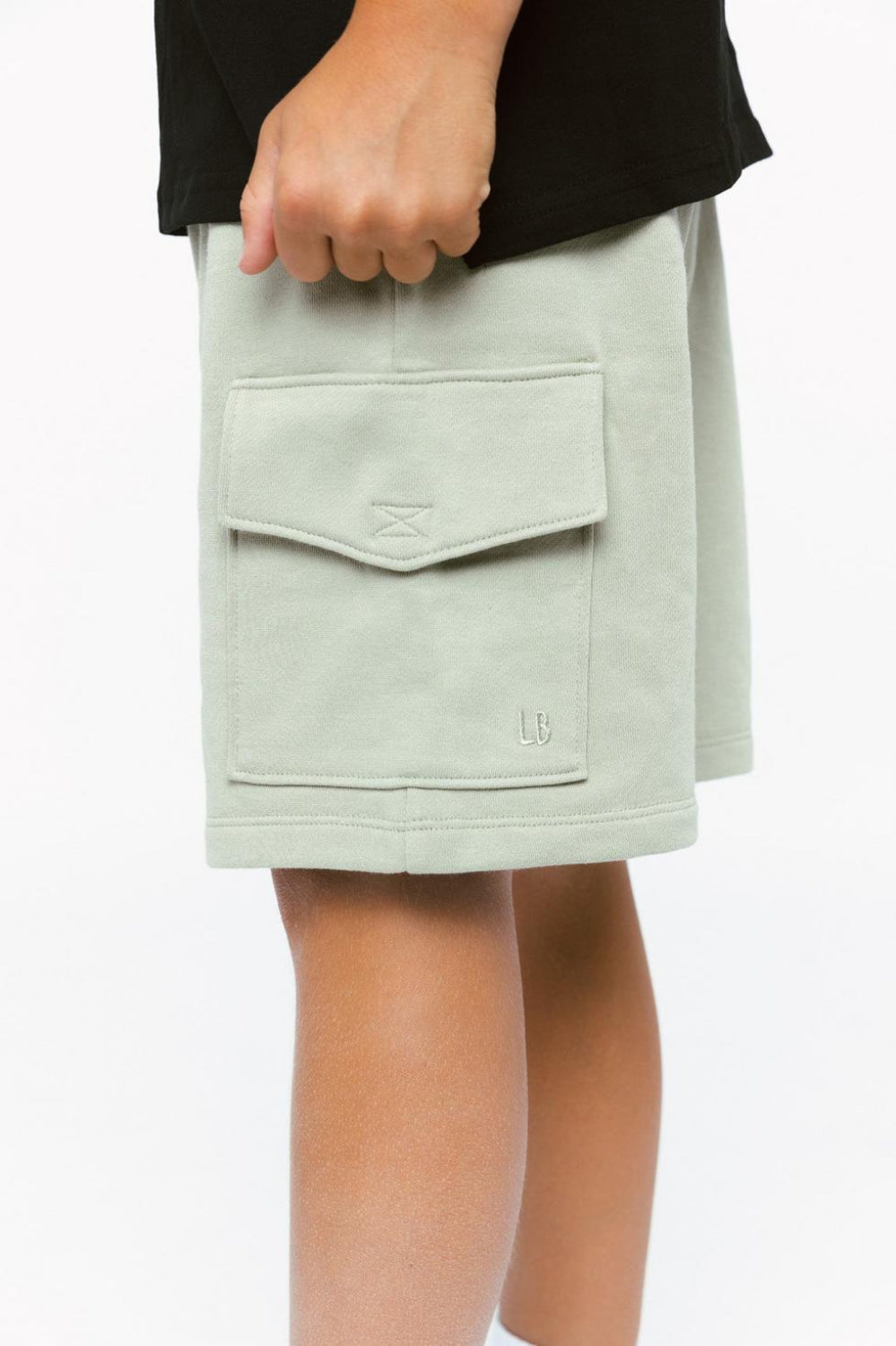 Cargo Sweatshort - Green - Shorts