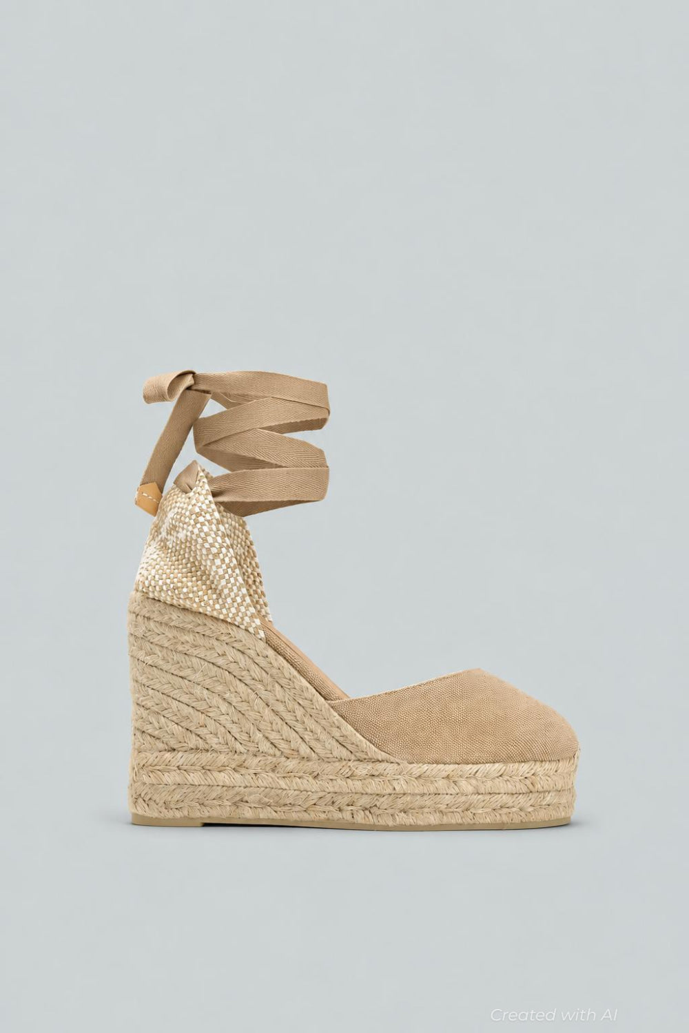 Carina Metallic-Linen Espadrilles Wedge - Yellow - 39 EU / 8 US - Espadrille