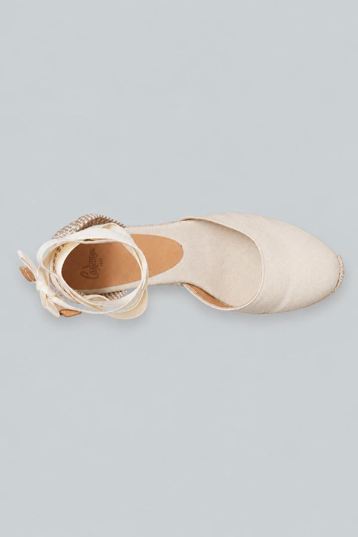 Carina Wedges - Beige - 6.5 - Espadrille