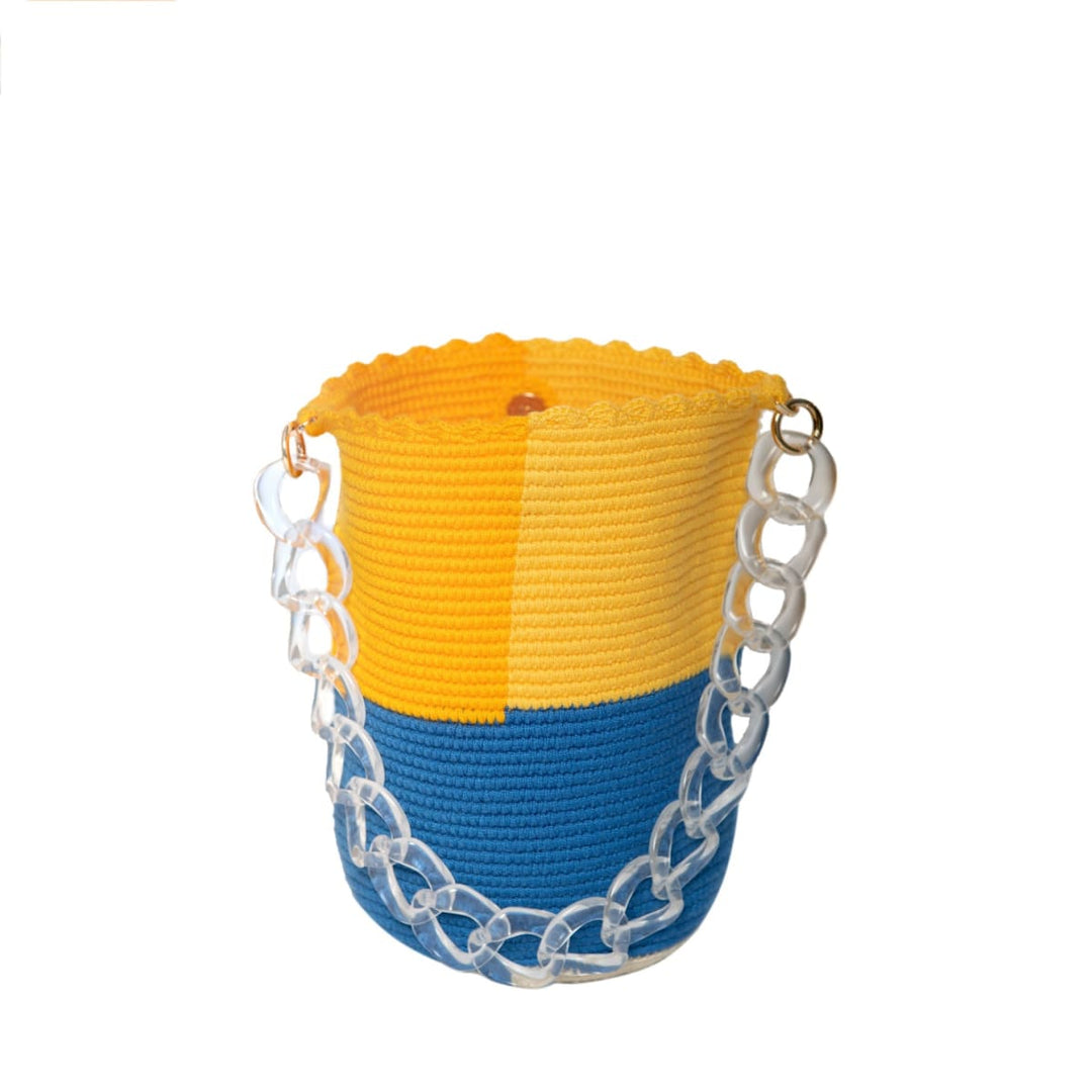 Midi Bucket Bag - Bright Colorblock