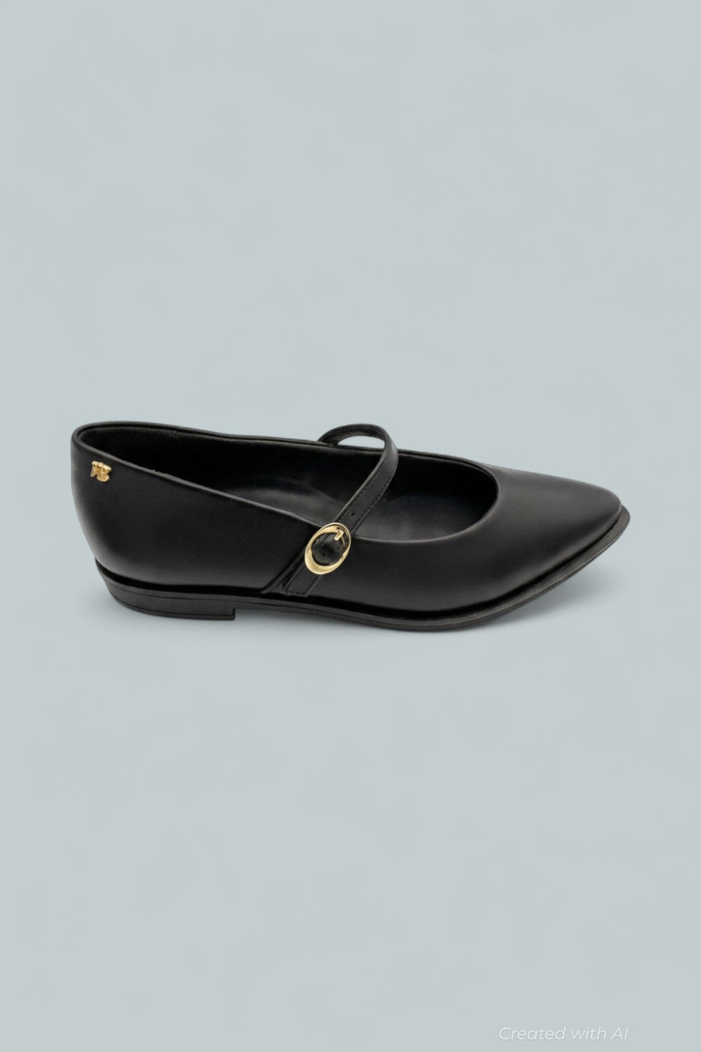 Carla Mary Jane Flats - Black Soft Nappa - 6.5 - Mary Jane