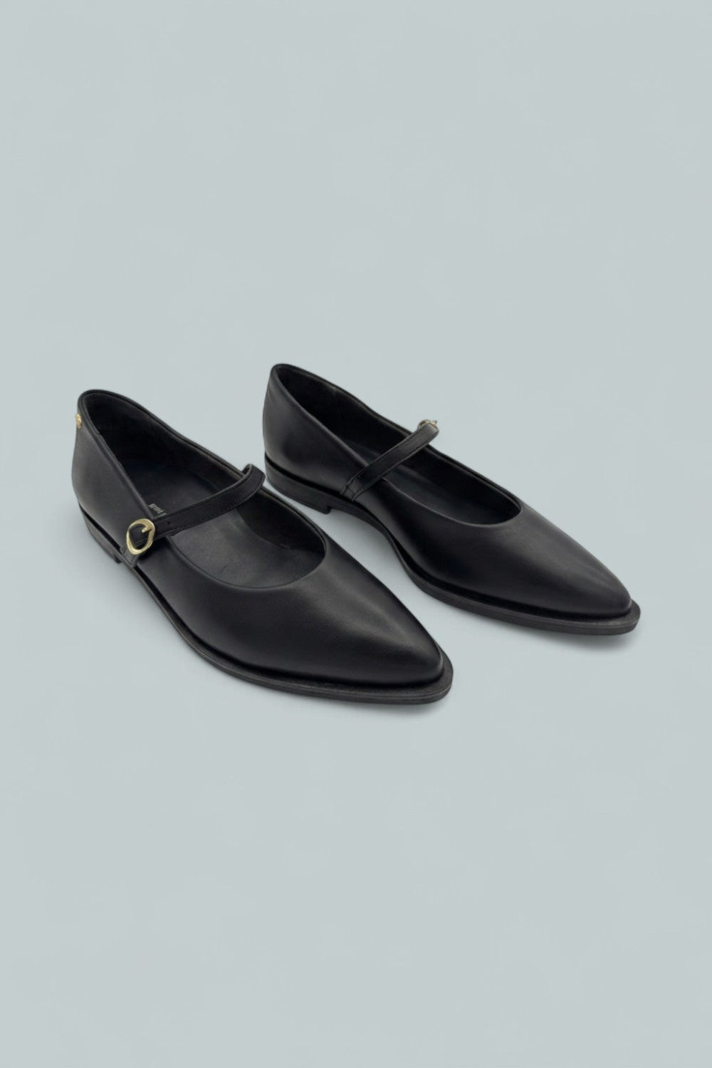 Carla Mary Jane Flats - Black Soft Nappa - 6.5 - Mary Jane