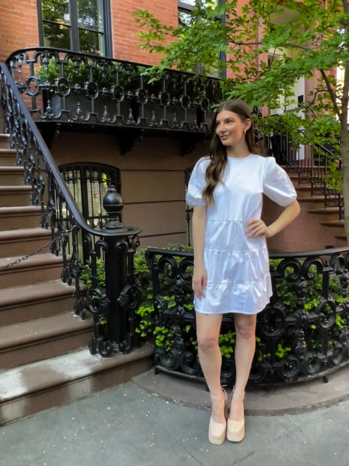 Carlie Dress - White - Dresses