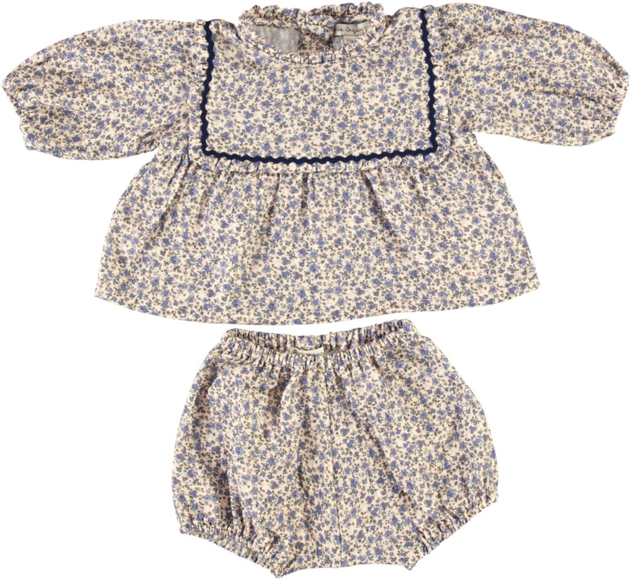 Carlotta Baby Set Ditsy Floral - Shirt