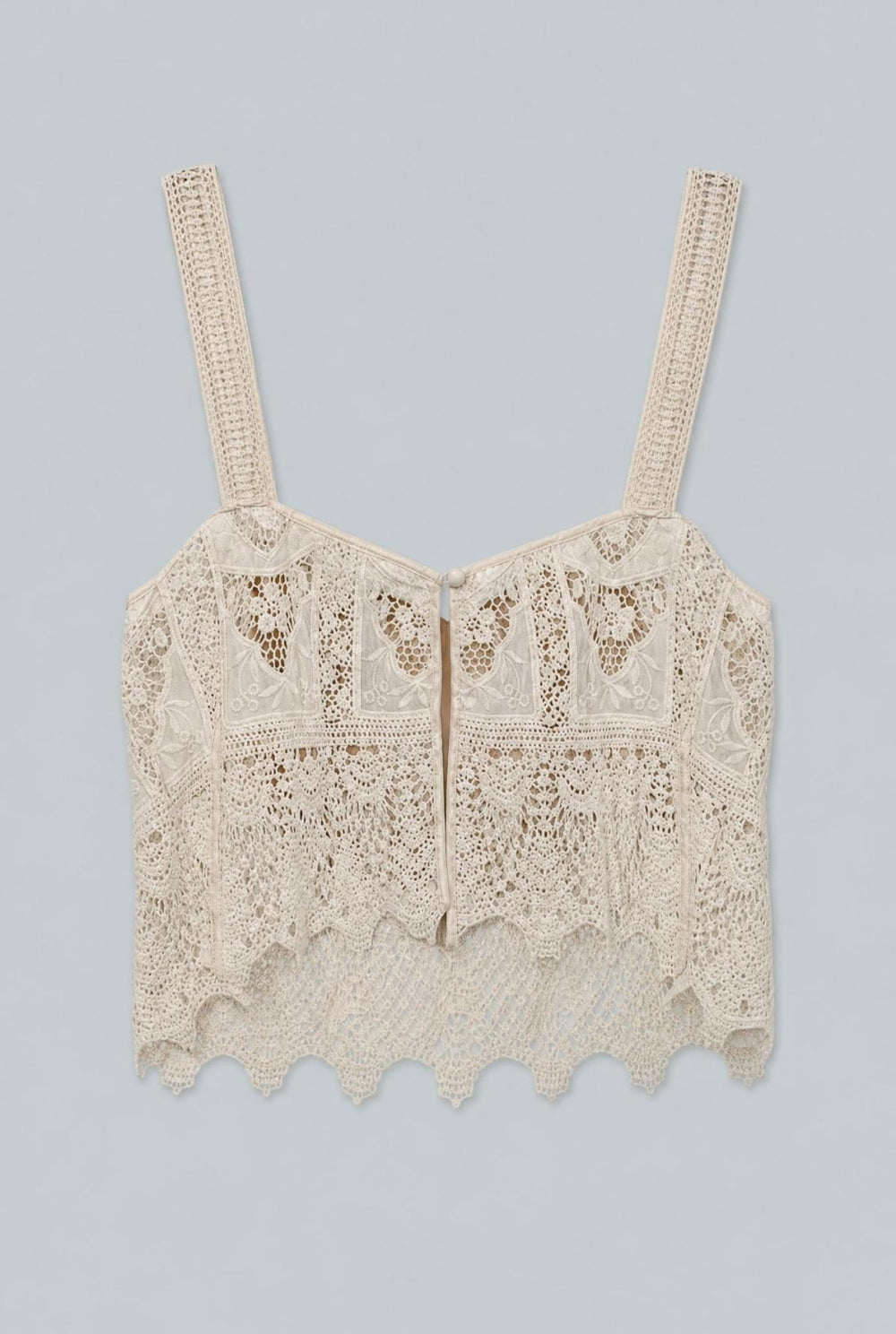Casablanca Top - Ecru - 12 - Blouse