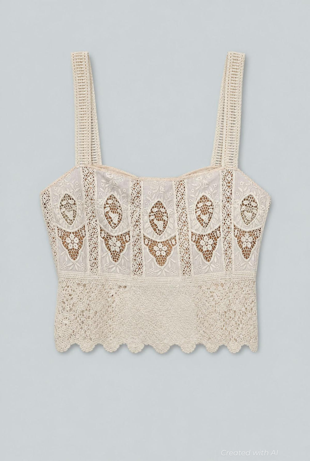 Casablanca Top - Ecru - 12 - Blouse