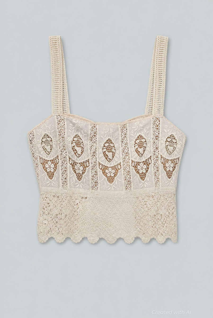 Casablanca Top - Ecru - 12 - Blouse