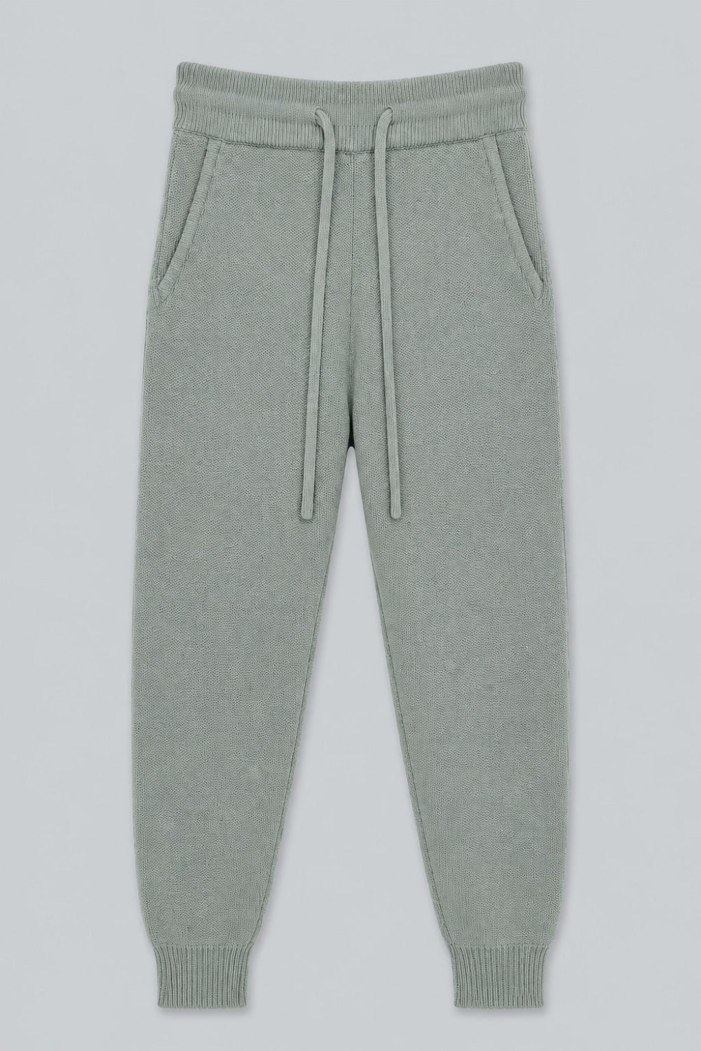 Cashmere Blend Joggers - Sage - Joggers