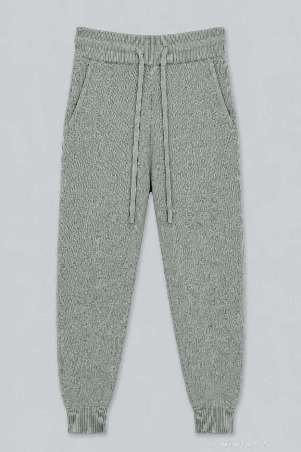 Cashmere Blend Joggers - Sage - Joggers