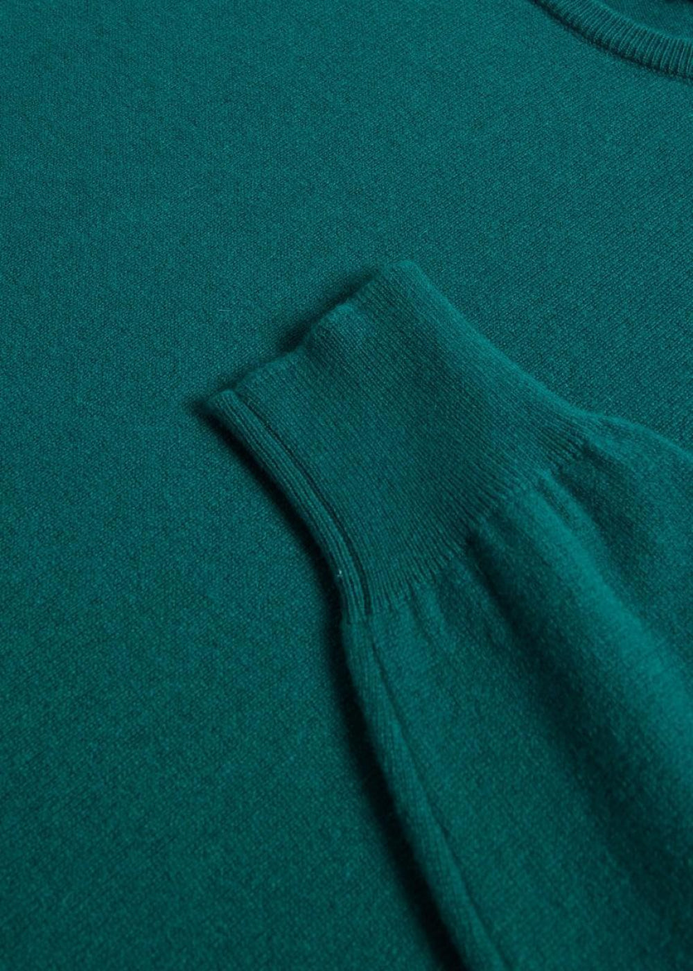 Cashmere Crewneck Sweater - Green - XXL (46) - Sweater