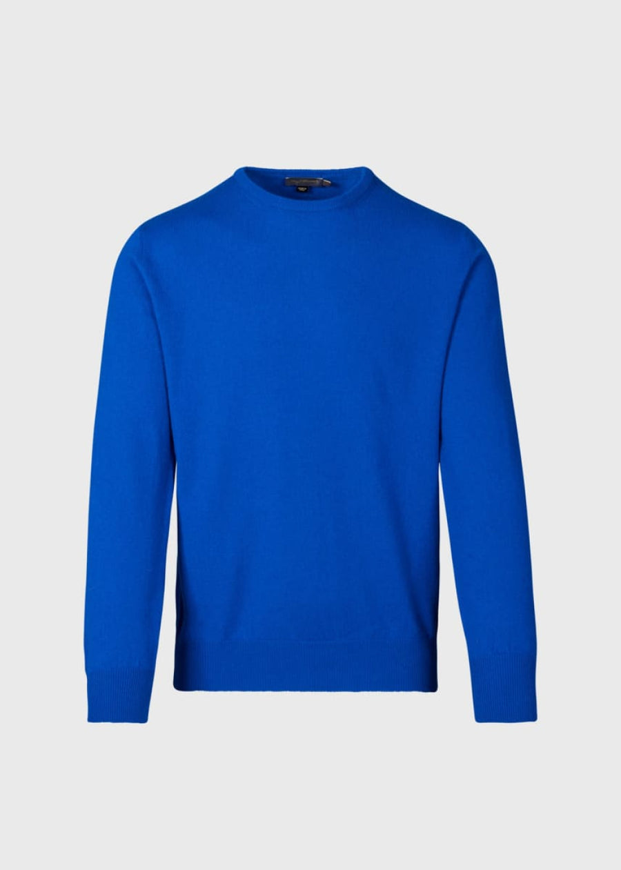 Cashmere Crewneck Sweater - Royal Blue - S (38) - Sweater