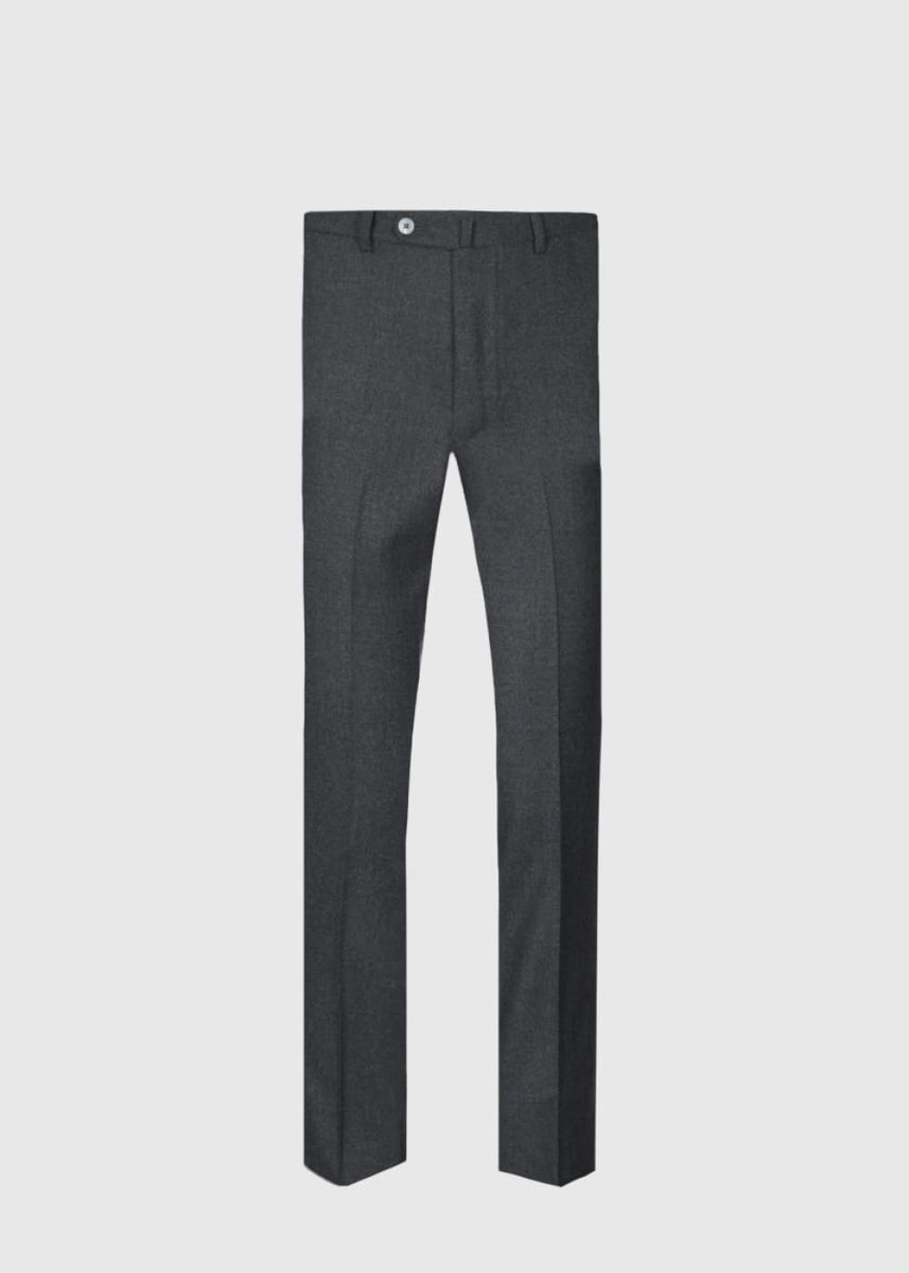 Cashmere Flannel Trouser - Grey - 42 - Trouser