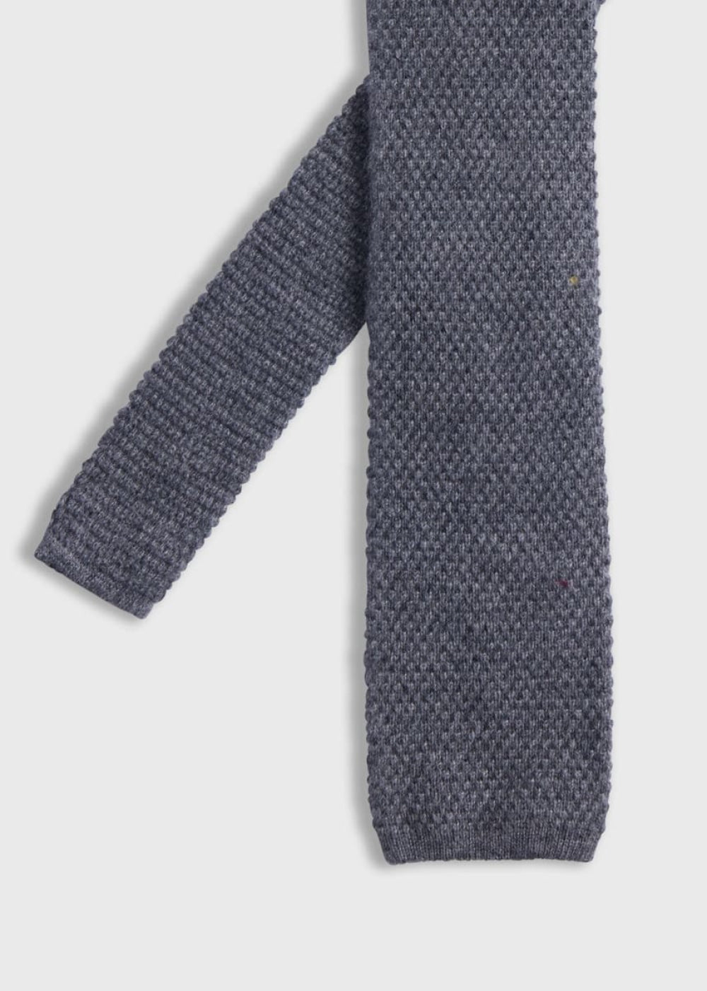 Cashmere Knit Tie - Grey - ONE SIZE - Tie