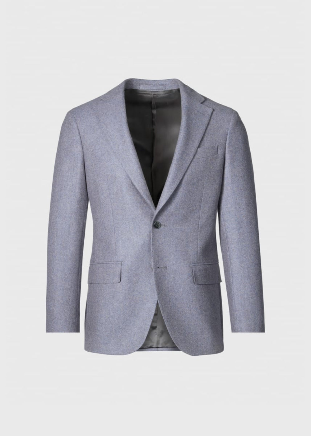 Cashmere Melange Jacket - Blue/Grey - 48 - Blazer