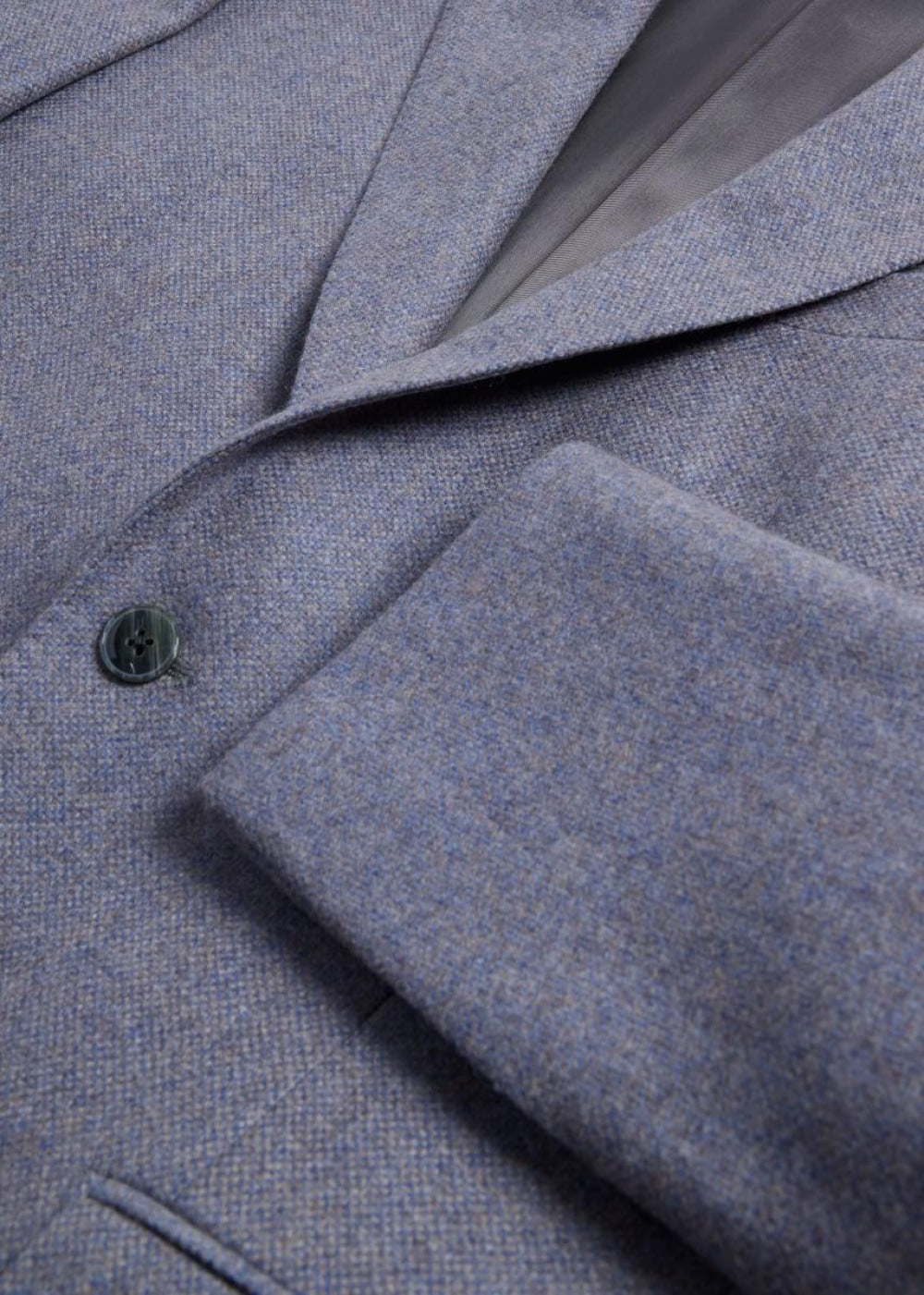 Cashmere Melange Jacket - Blue/Grey - 48 - Blazer