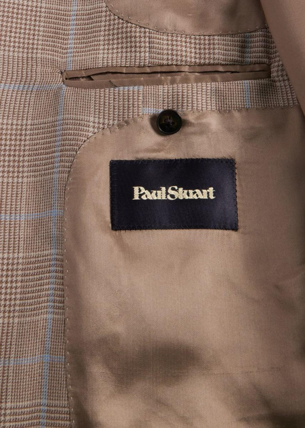 Cashmere Plaid Jacket - Brown - Blazer