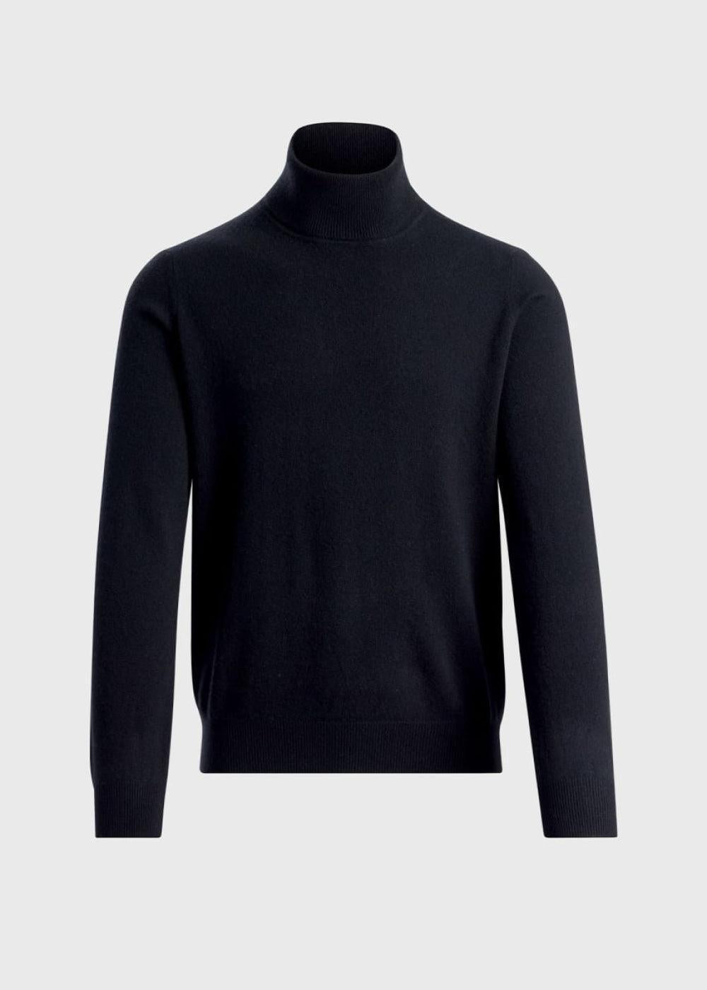 Cashmere Turtleneck Sweater - Black - Turtleneck