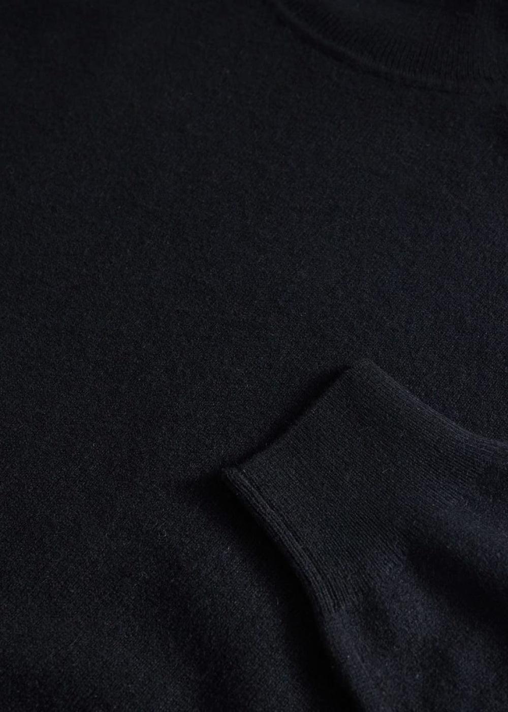 Cashmere Turtleneck Sweater - Black - Turtleneck