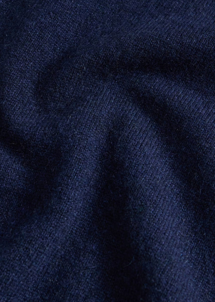 Cashmere Turtleneck Sweater - Navy - Turtleneck