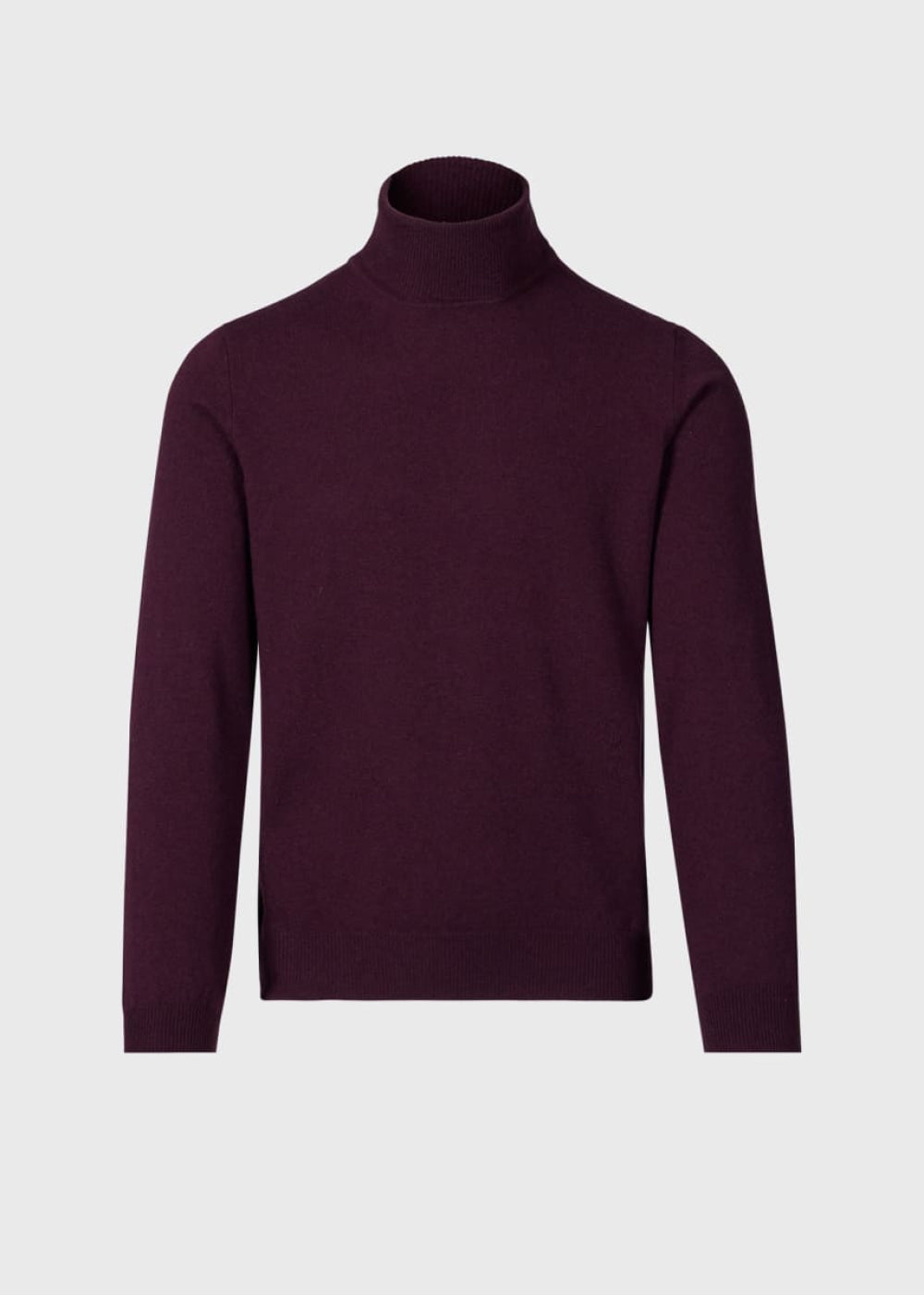 Cashmere Turtleneck - Wine - XXL (46) - Turtleneck
