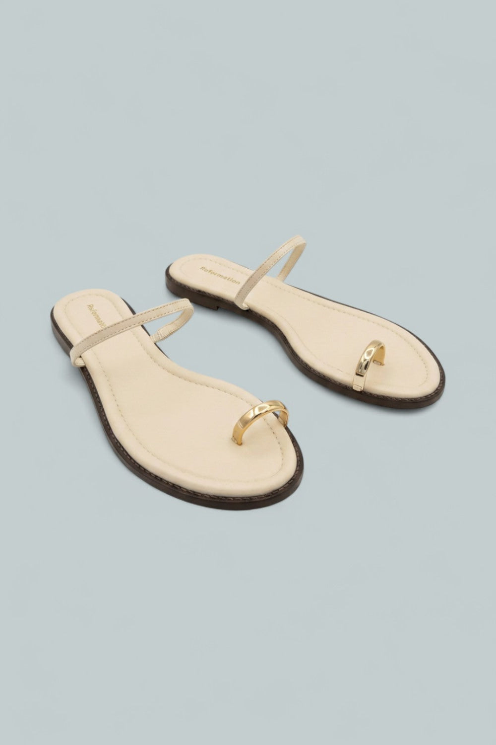 Cassandra Sandals - Almond Leather - 9.5 - Sandals