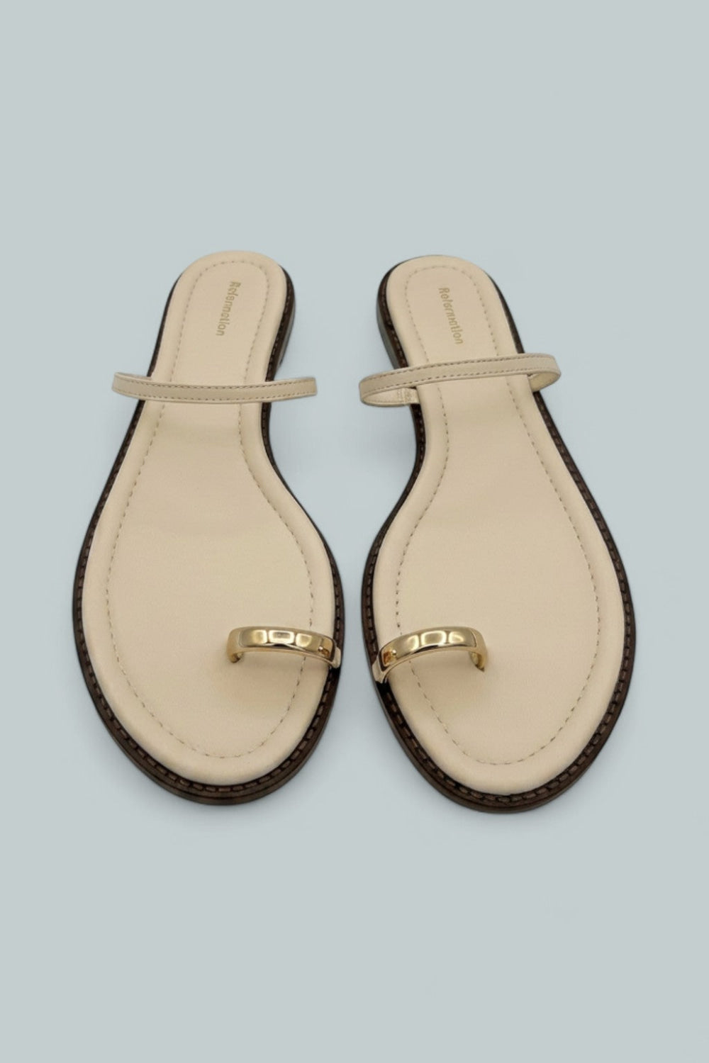 Cassandra Sandals - Almond Leather - 9.5 - Sandals