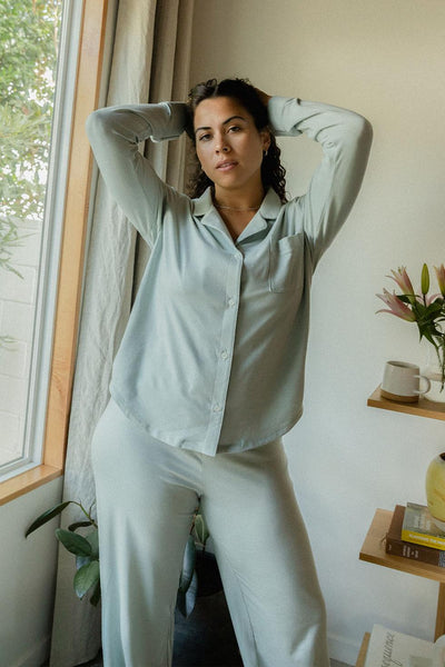 Lottie PJ Top - Powder