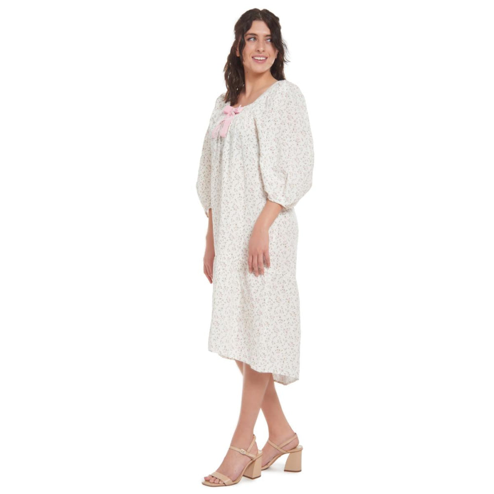 Cecilia Floral Dress - Light Pink - Dresses