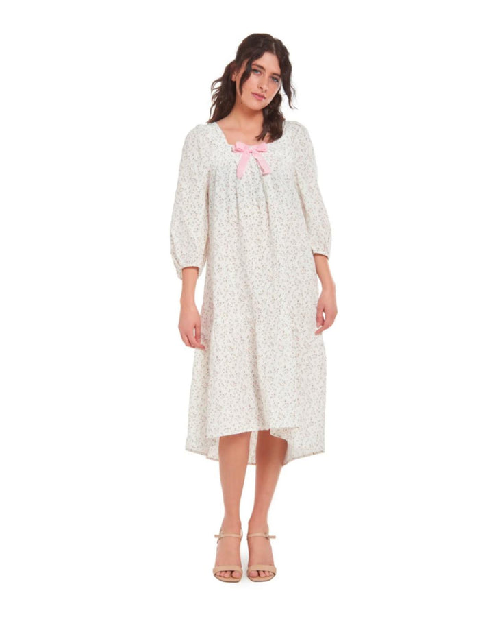 Cecilia Floral Dress - Light Pink - Dresses