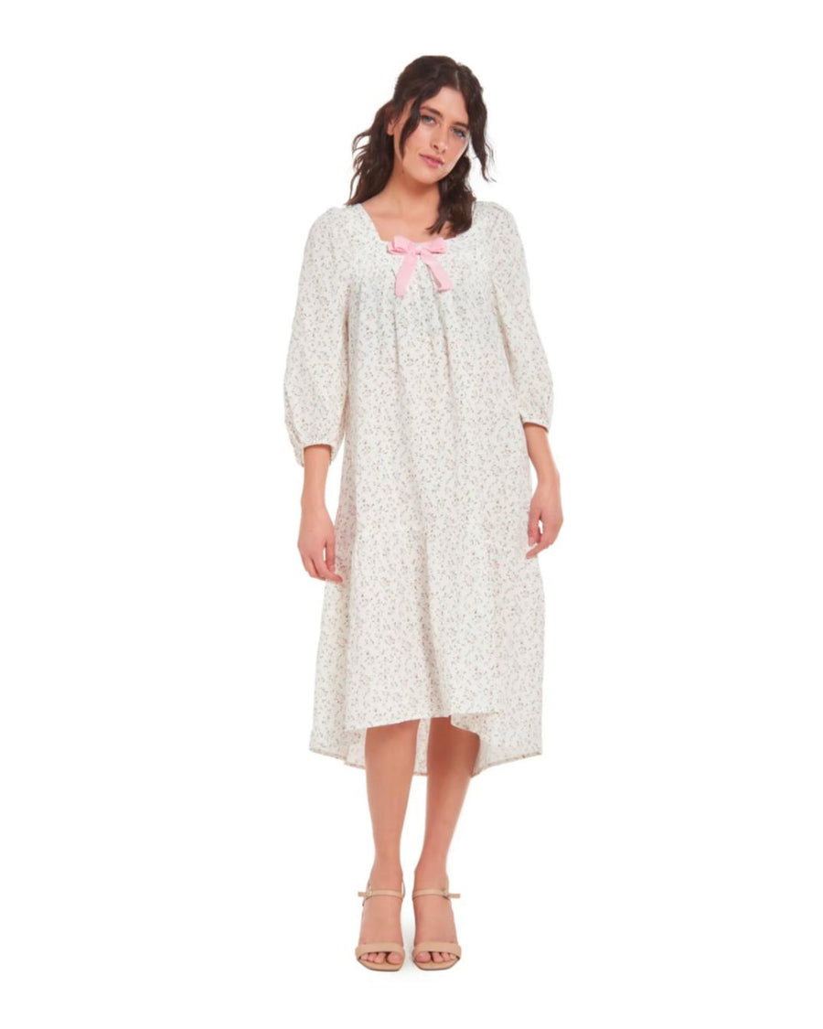 Cecilia Floral Dress - Light Pink - Dresses