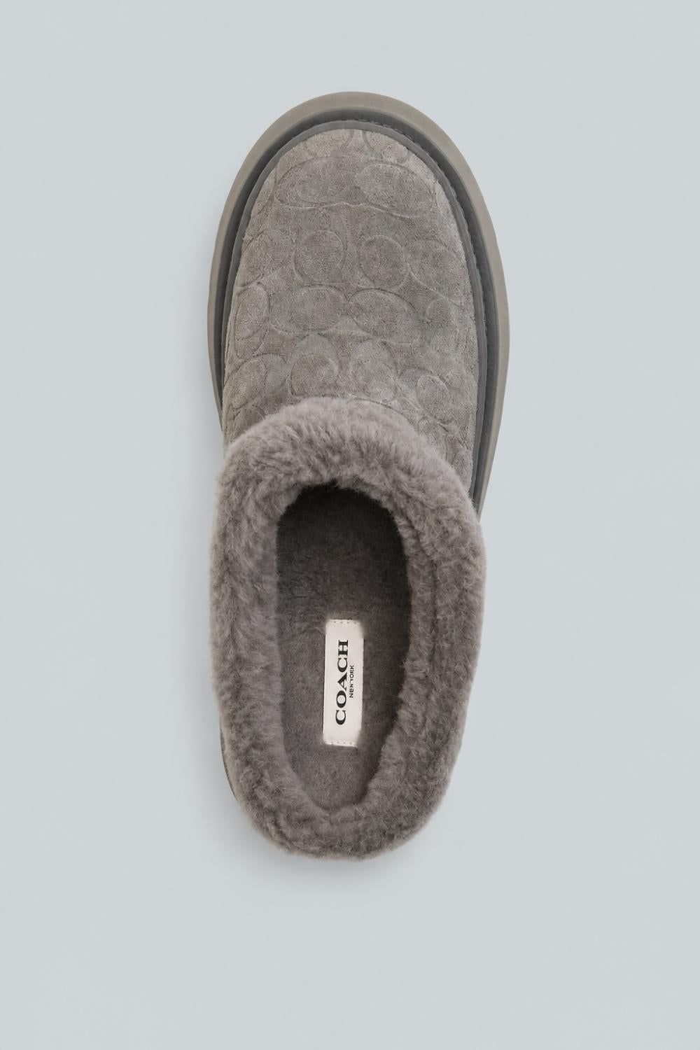Cecilia Signature Sherling Clog - Charcoal - Clog