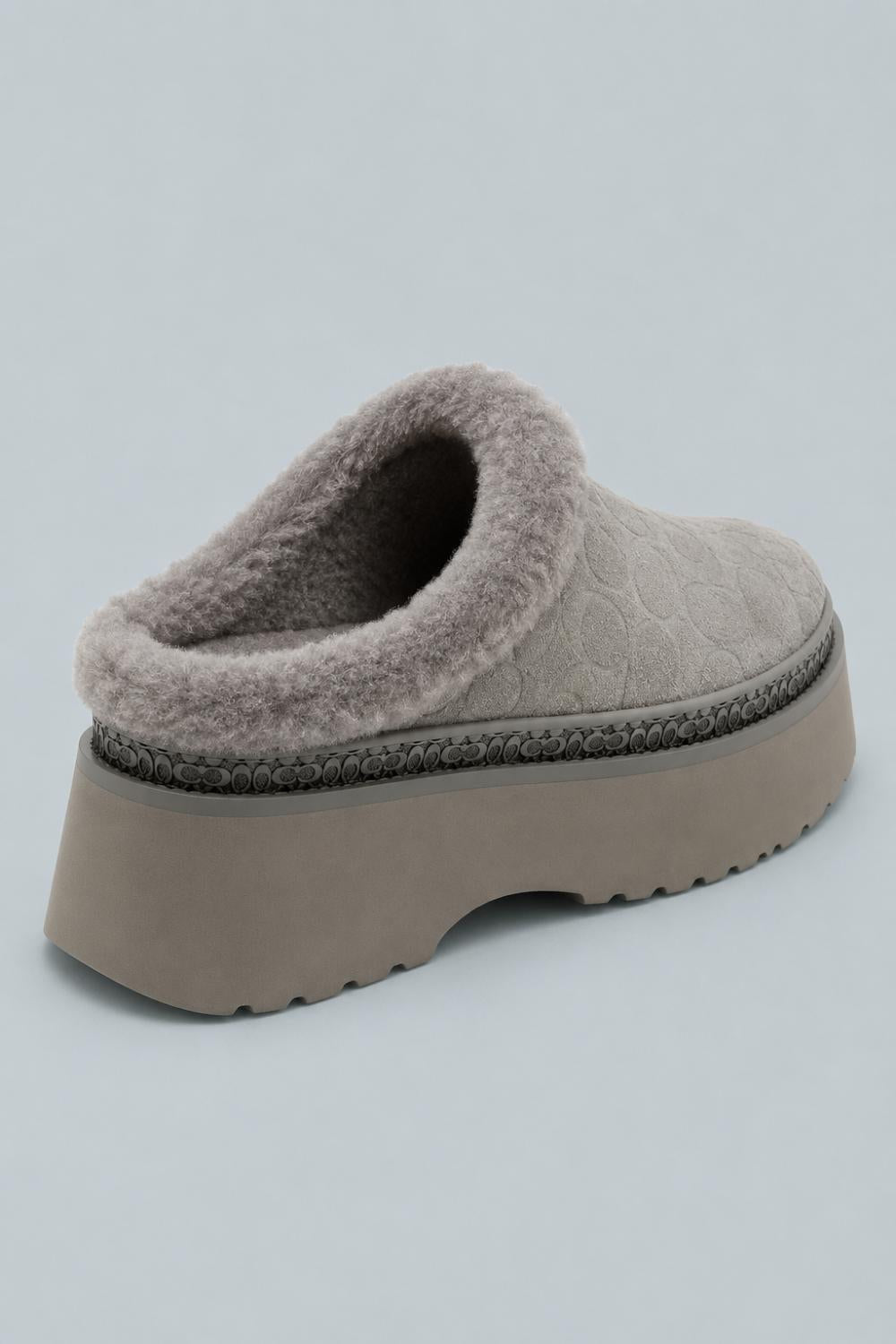 Cecilia Signature Sherling Clog - Charcoal - Clog