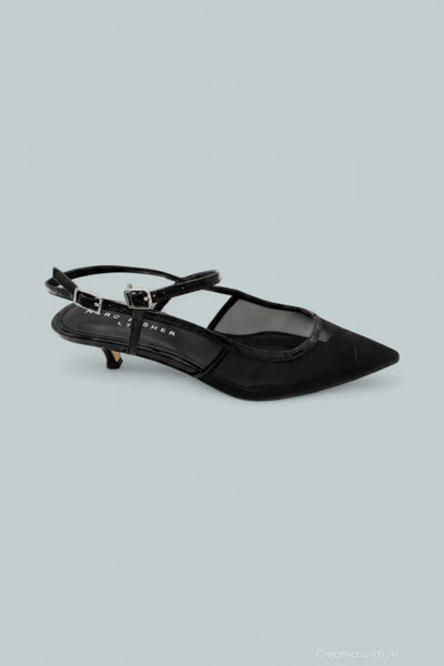 Ceddy Pointed Pumps - Black 001 Leather - 7.5 - Pumps