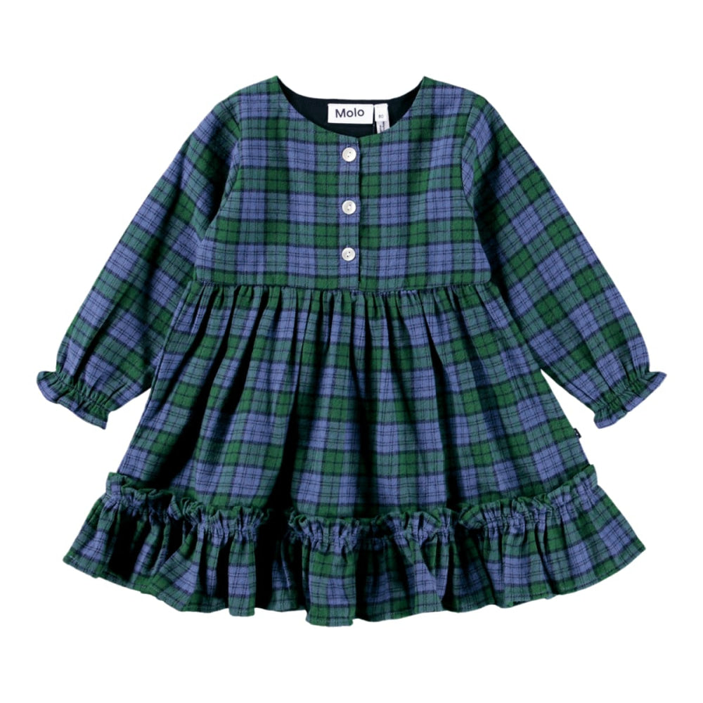Cele - Blue Pine Check - 12M (80cm) - Dresses