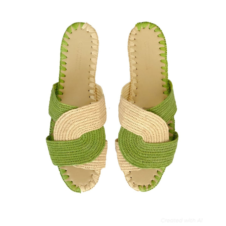 Ceres Slide - Lime - Sandal
